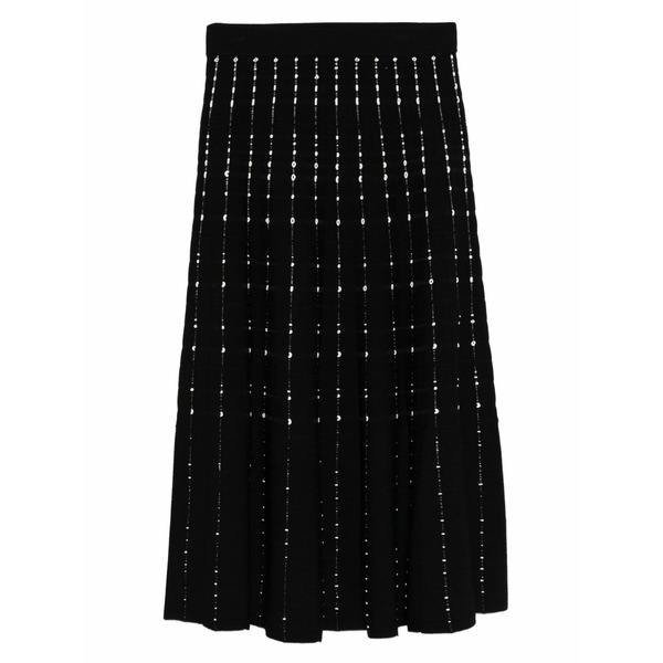 ジョセフ レディース スコート ボトムス Striped MIDI skirt Black