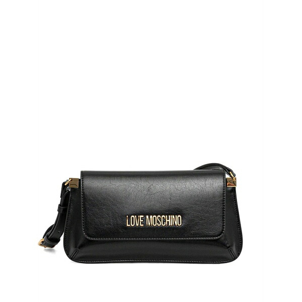 ラブ モスキーノ レディース トートバッグ バッグ Logo-plaque tote bag Black|asty