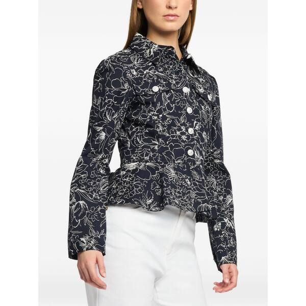 サンクアセプト レディース 上衣＆上衣 アウター Lainy floral-print jacket Blue