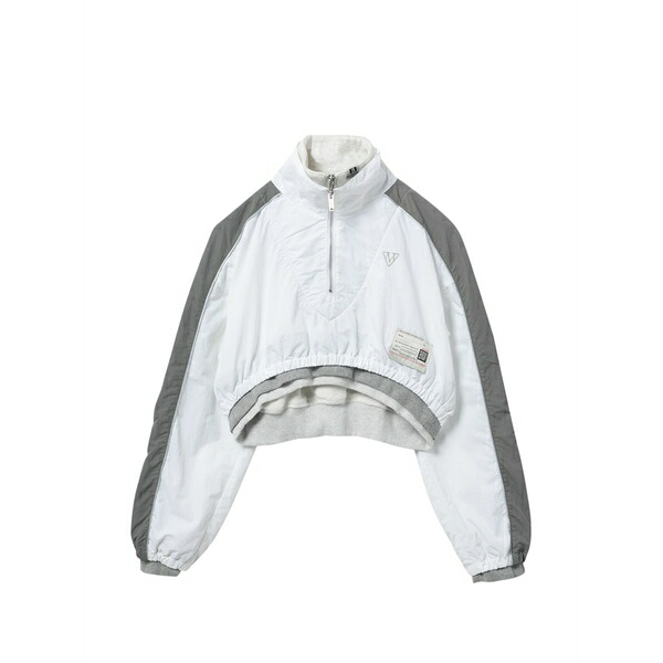 ミハラヤスヒロ レディース 上衣＆上衣 アウター Triple layered half-zip jacket White