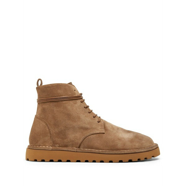 マーシャル  メンズ ブーツ シューズ Sancrispa alta suede boots Brown