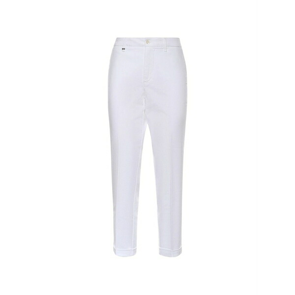 フェイ レディース カジュアルパンツ ボトムス Buttoned trousers White|asty