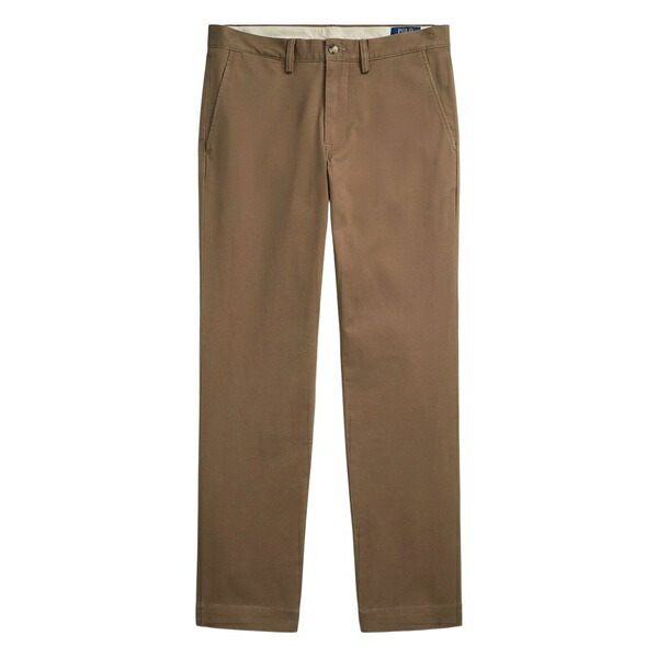 ラルフローレン メンズ 心地好いズボン下 ボトムス Flat-front trousers Brown