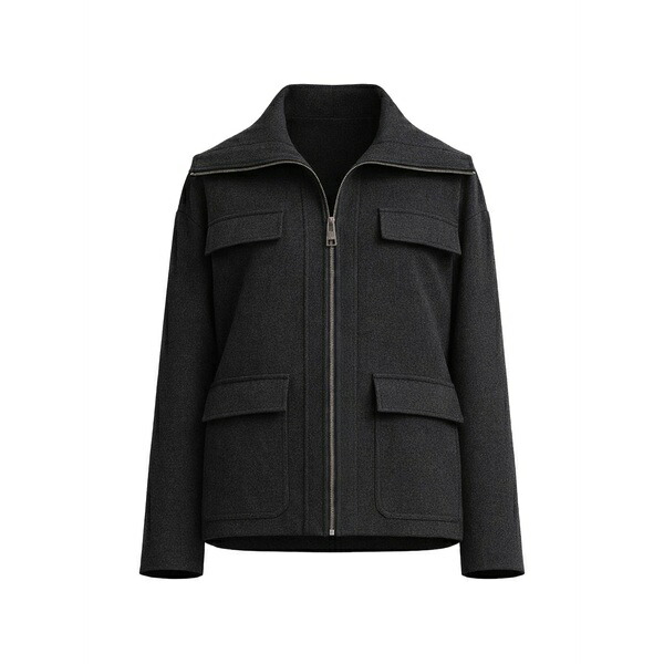 マルゴー ロンバーグ レディース 上衣＆上衣 アウター Pocket zip jacket Grey