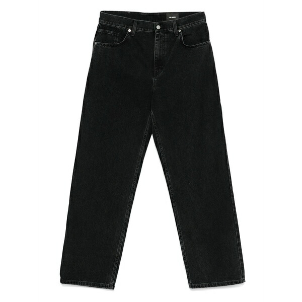 アクセルアリガト メンズ 心地好いズボン下 ボトムス Straight-leg jeans Black