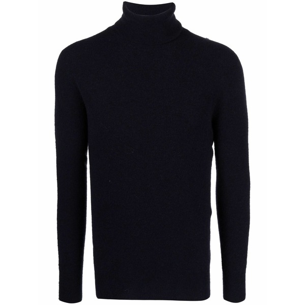 ロベルトコリーナ メンズ ニット&セーター アウター Roll-neck knitted jumper Blue|asty