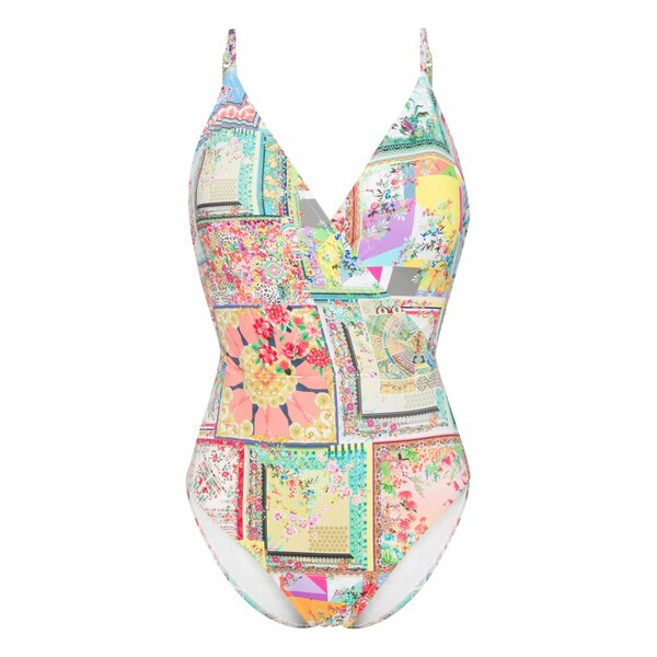 ジョニーワズ レディース ワンピース トップス Fleur swimsuit Neutrals|asty