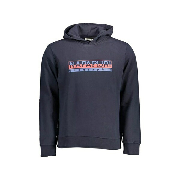 ナパピリ メンズ パーカー・スウェットシャツ アウター Logo-print hoodie Blue