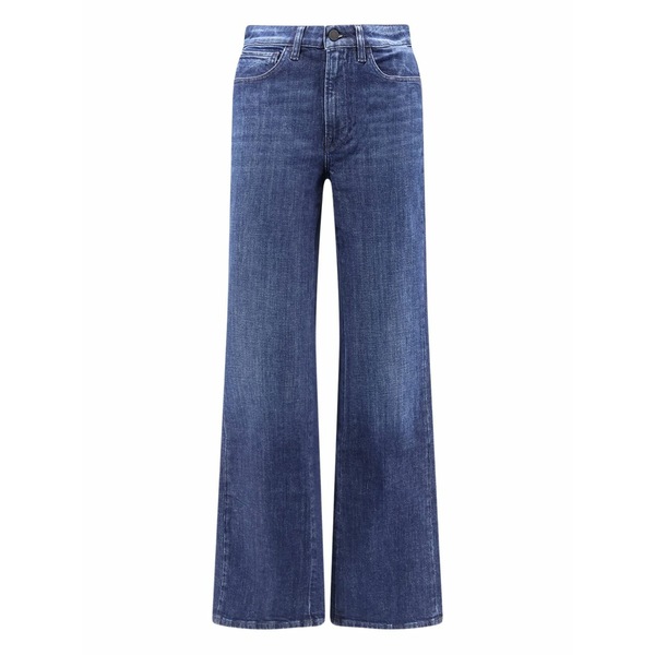 スリーバイワン レディース デニムパンツ ボトムス Logo-patch jeans Blue|asty