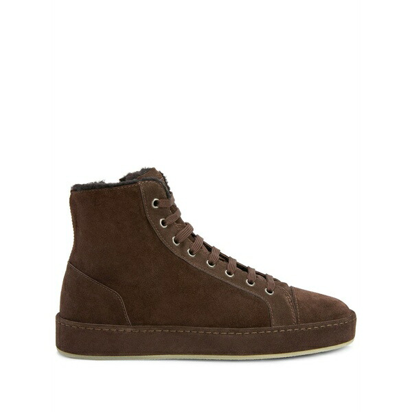 ジュゼッペザノッティ メンズ スニーカー シューズ Gz-city suede high-top sneakers Brown｜asty