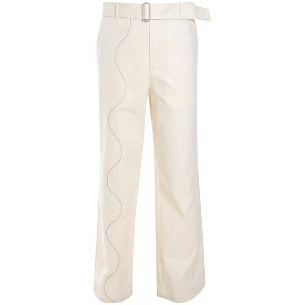 エムエスジイエム メンズ カジュアルパンツ ボトムス Straight-leg trousers White｜asty