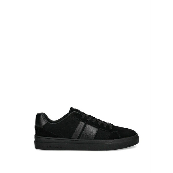 ボールディーニ メンズ スニーカー シューズ Suede lace-up sneakers Black