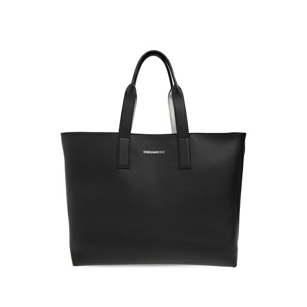 ディースクエアード メンズ トートバッグ バッグ Neoclassic leather tote bag Black｜asty
