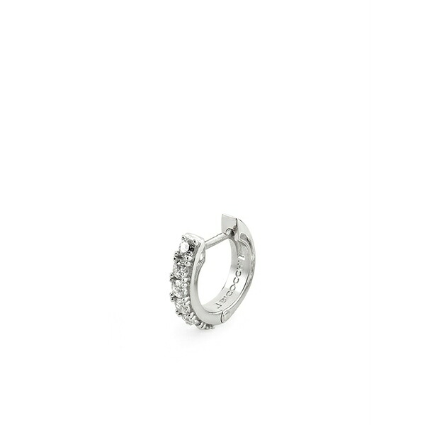 エマニュエレ ビコッキ メンズ ピアス・イヤリング 佩び物 Crystal hoop earring Silver