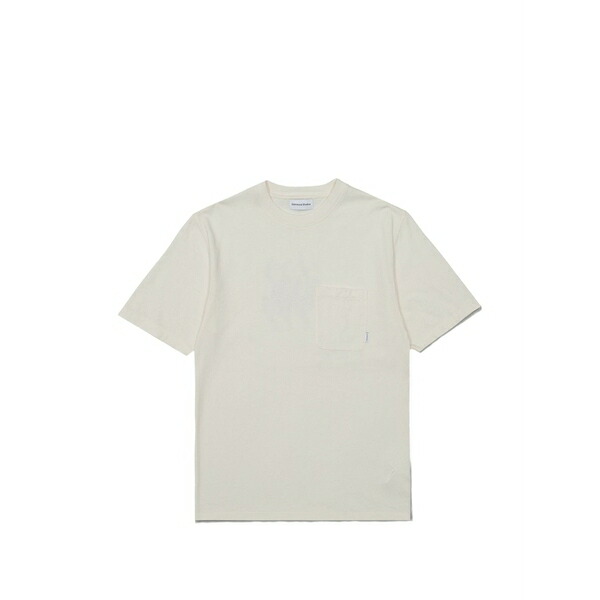 エドモンド スタジオ メンズ Tシャツ トップス Keynotes pocket-detail cotton t-shirt Neutrals｜asty