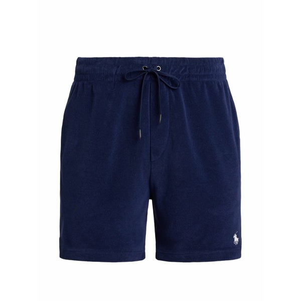 ラルフローレン メンズ 心地好いズボン下 ボトムス Drawstring patch-pocket shorts Blue