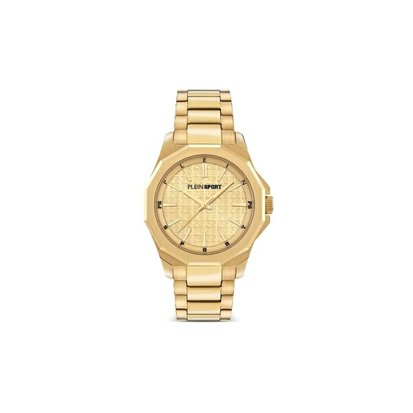 飾り気のない運動競技 メンズ ウオッチ 付属物 Octagon gold watch Gold