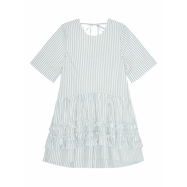 ガニー レディース ワンピース トップス Striped dress White｜asty
