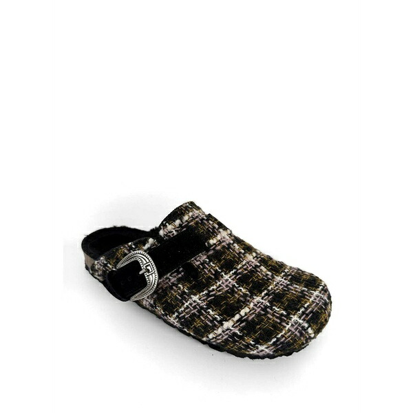 ファリエロ サルティ レディース サンダル シューズ Plaid buckle slippers Green