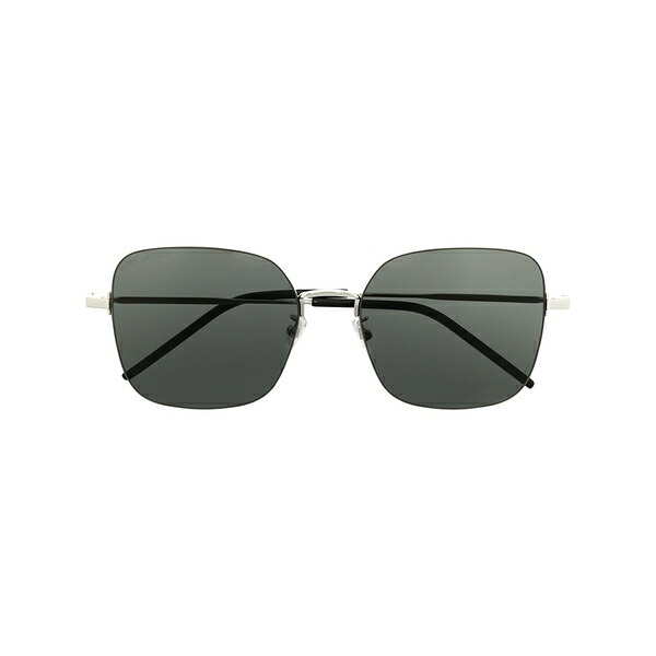 サンローラン アイウェア レディース サングラス＆アイウェア アクセサリー Sl410 wire square-frame sunglasses Black｜asty