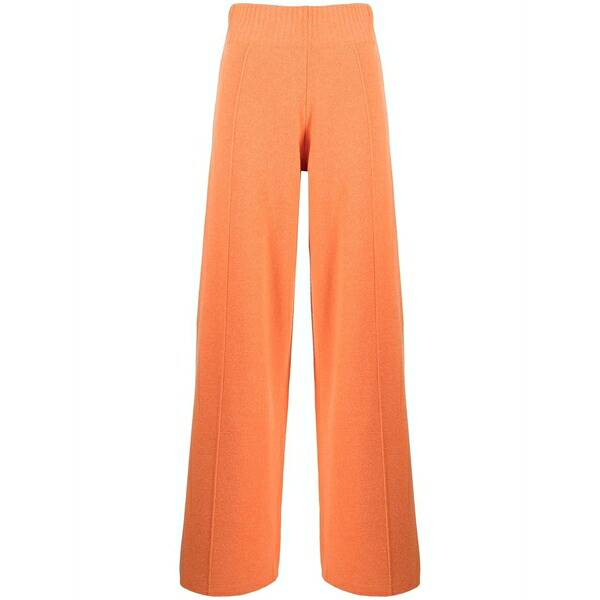 プリングル オブ スコットランド レディース プルオーバー トップス High-waisted knitted trousers Orange