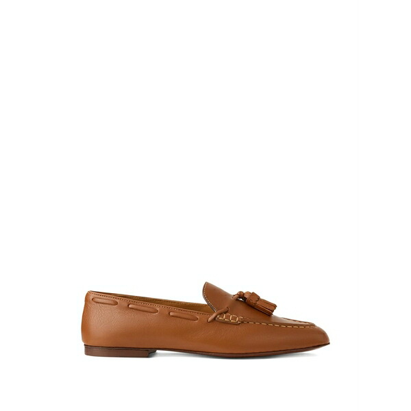 ラルフローレン レディース スリッポン・ローファー シューズ Briar tassel-detail loafers Brown