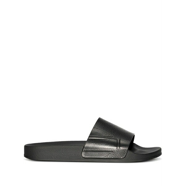 フレスコボールカリオカ メンズ サンダル シューズ Humberto leather slides Black