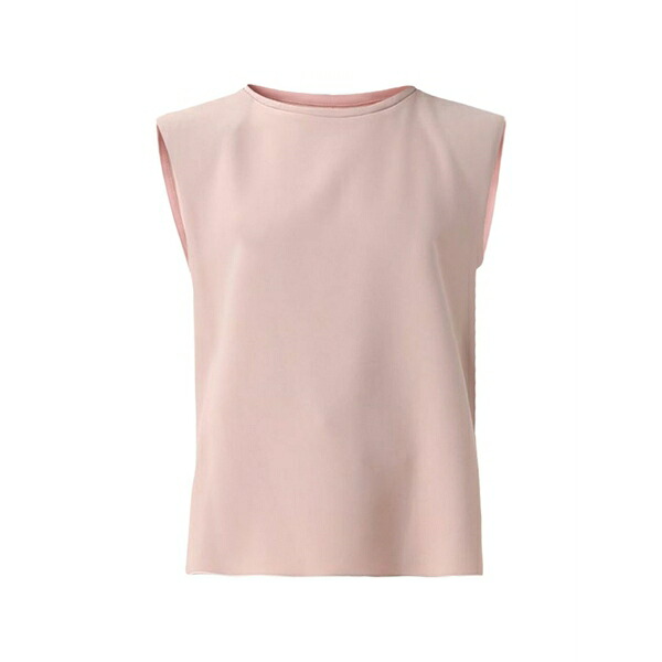 リビアナコンティ レディース シャツ トップス Keyhole sleeveless top Pink|asty