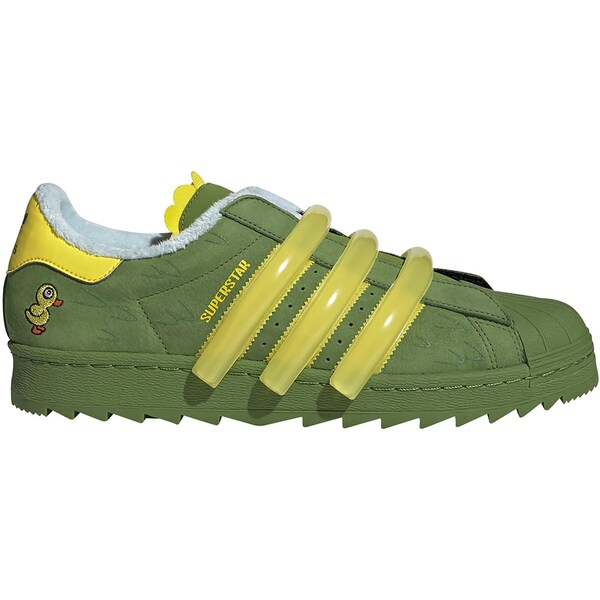 adidas アディダス メンズ スニーカー  【adidas Superstar 80s TR Melting Sadness Duck】  大いさ US_M_4.5 Green/Yellow/Green