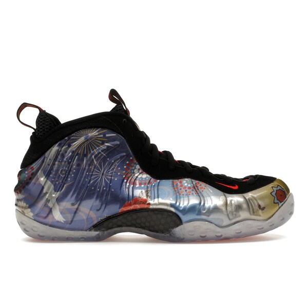 Nike ナイキ メンズ スニーカー  【Nike Air Foamposite One Lunar New Year (2018)】  大きさ US_7.5(25.5珊) Black/Habanero Red-Black