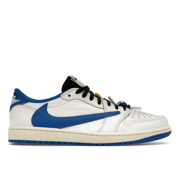 Jordan ジョーダン メンズ スニーカー  【Jordan 1 Retro Low OG SP Fragment x Travis Scott Sail Military Blue】  大いさ US_M_13 Sail/Black/Muslin/Military Blue