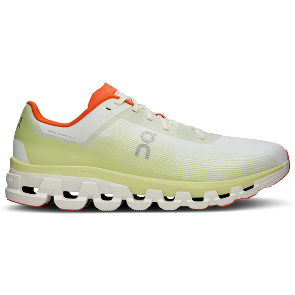 On オン メンズ スニーカー  【On Running Cloudflow 4 White Hay】  大きさ US_11.5(29.5珊) White/Hay