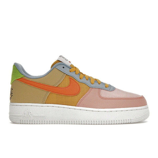 Nike ナイキ メンズ スニーカー  【Nike Air Force 1 Low \u002707 LV8 Next Nature Sun Club】  大いさ US_M_14 Sanded Gold/Hot Curry-Wheat Grass-Light Madder Root-Arctic Orange-Worn Blue