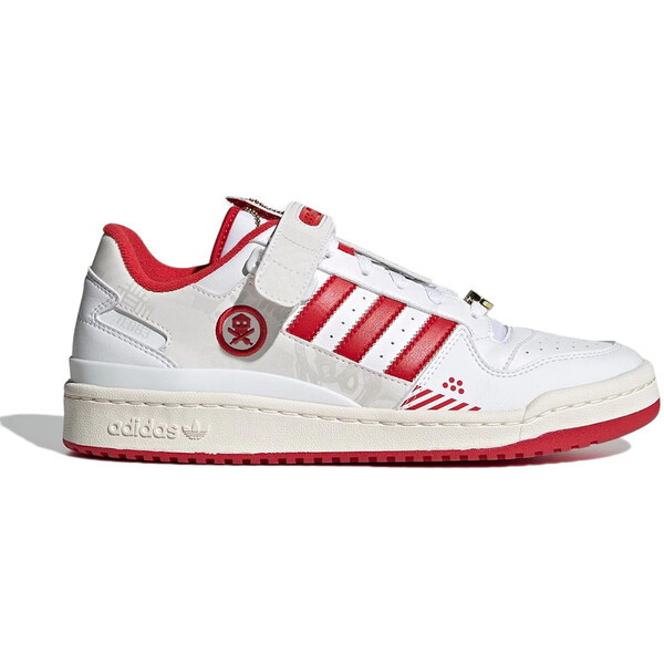 adidas アディダス メンズ スニーカー  【adidas Forum Low Quiccs】  大いさ US_8.5(26.5糎) White/Off White/Red