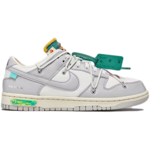 Nike ナイキ メンズ スニーカー  【Nike Dunk Low Off-White Lot 42】  大いさ US_9.5(27.5糎) Sail/Neutral Grey-Light Bone
