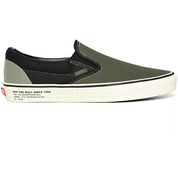 Vans バンズ メンズ スニーカー  【Vans Classic Slip-On 66 Supply Green Black】  大いさ US_7(25.0糎) Vetiver/Black