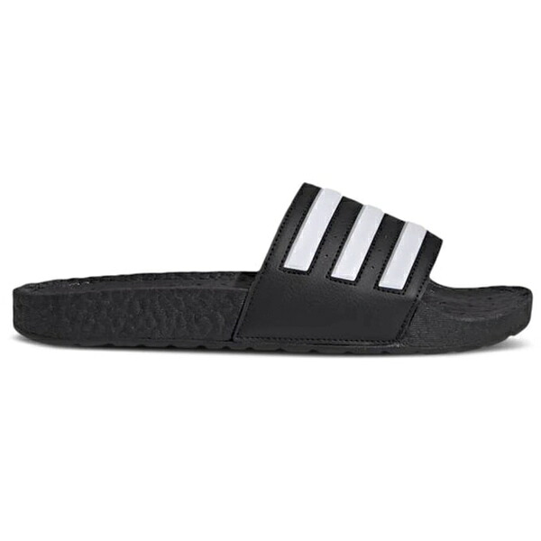 adidas アディダス メンズ スニーカー  【adidas Adilette Boost Slides Black White Stripes】  大きさ US_M_4 Core Black/Cloud White/Core Black