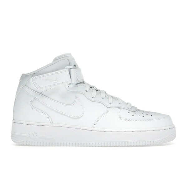 Nike ナイキ メンズ スニーカー  【Nike Air Force 1 Mid Fresh Triple White】  大いさ US_9.5(27.5糎) White/White-White
