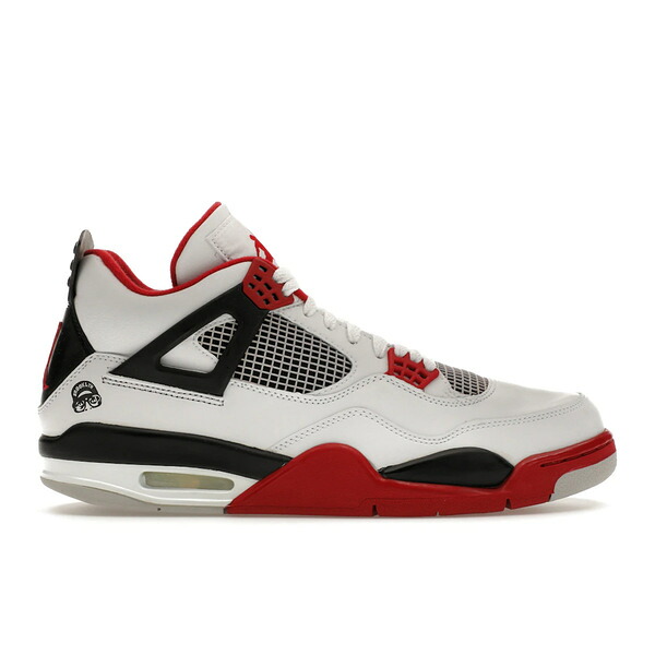 Jordan ジョーダン メンズ スニーカー  【Jordan 4 Retro Fire Red Mars Blackmon】  大きさ US_9.5(27.5珊) White/Varsity Red-Black