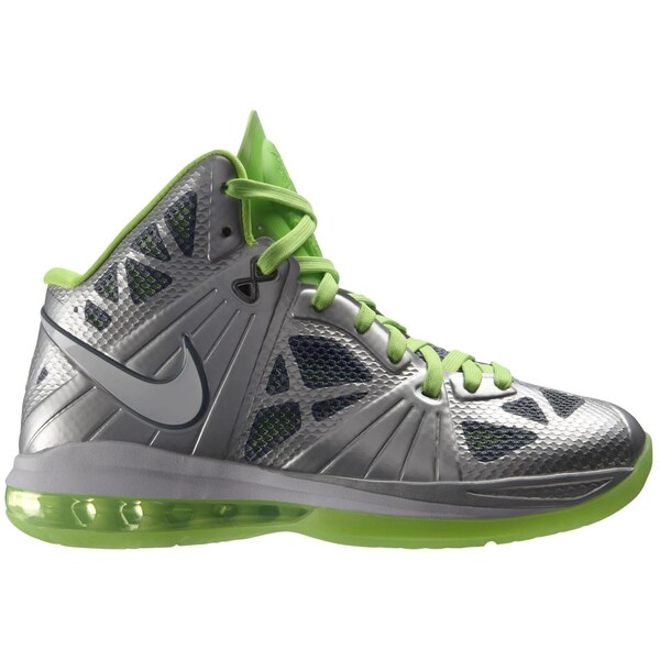 Nike ナイキ メンズ スニーカー  【Nike LeBron 8 なおなお書き Dunkman】  大きさ US_12(30.0珊) Metallic Silver/White Cool Grey-Electric Green