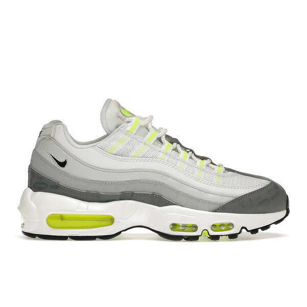 Nike ナイキ メンズ スニーカー  【Nike Air Max 95 Retro Air Max Logos】  大きさ US_11.5(29.5糎) White/Grey-Volt