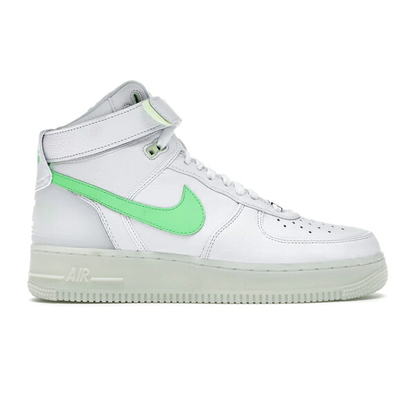 Nike ナイキ メンズ スニーカー  【Nike Air Force 1 High RSVP White】  大いさ US_6.5(24.5糎) White/Green Strike-White