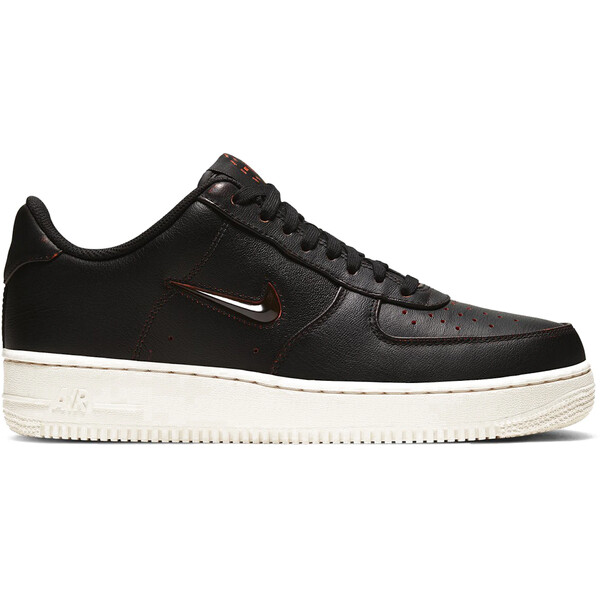 Nike ナイキ メンズ スニーカー  【Nike Air Force 1 Low \u002707 PRM Jewel Home and Away Black】  大いさ US_7(25.0糎) Black/Black-Safety Orange-Sail