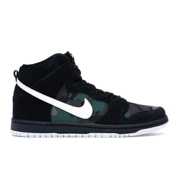 Nike ナイキ メンズ スニーカー  【Nike SB Dunk High Camo】  大いさ US_M_13 Black/White-Iguana