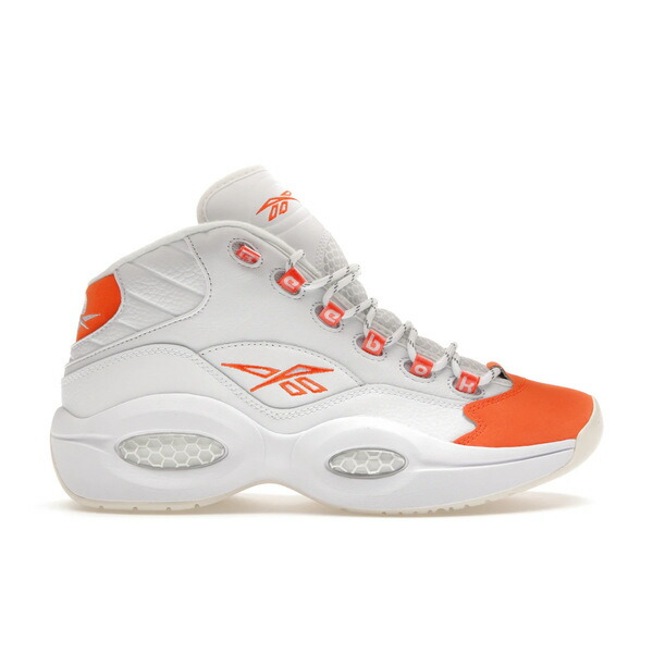 Reebok リーボック メンズ スニーカー  【Reebok Question Mid Orange Toe】  大きさ US_11(29.0糎) White/Orange