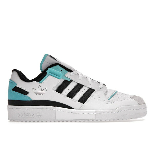 adidas アディダス メンズ スニーカー  【adidas Forum Exhibit Low Aqua】  大きさ US_11(29.0珊) Footwear White/Core Black/Aqua