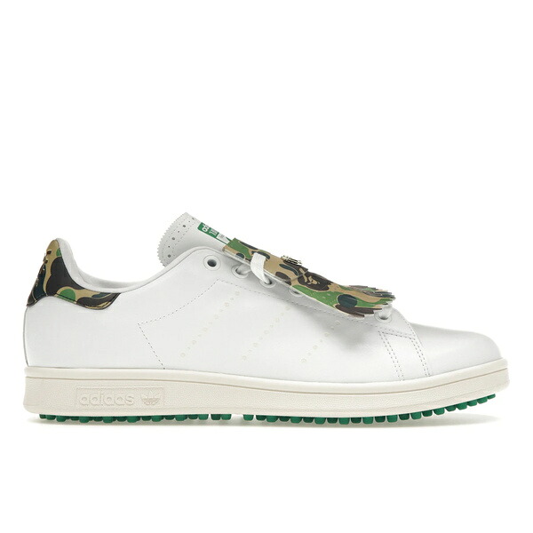 adidas アディダス メンズ スニーカー  【adidas Stan Smith Golf Bape 30th Anniversary】  大きさ US_5.5(23.5珊) Cloud White/Cloud White/Green