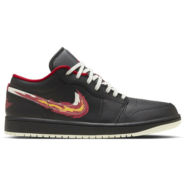 Jordan ジョーダン メンズ スニーカー  【Jordan 1 Low SE Just Skate Black】  大きさ US_10.5(28.5珊) Black/Sail-Black-Gym Red-Iron Grey-Yellow Strike
