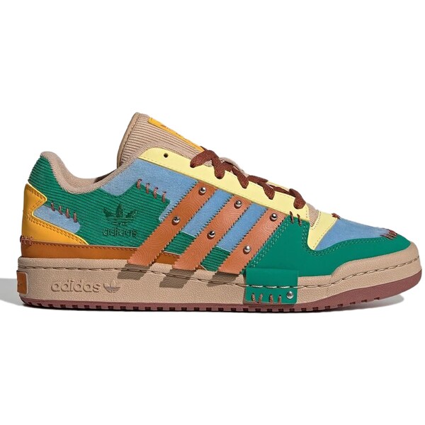 adidas アディダス メンズ スニーカー  【adidas Forum Low Melting Sadness Patchwork Beige】  大きさ US_12(30.0珊) Beige/Green/Blue/Yellow