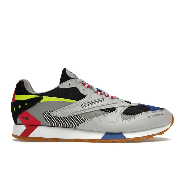 Reebok リーボック メンズ スニーカー  【Reebok Classic Leather ATI 90s Grey】  大いさ US_8(26.0糎) Skull Grey/Black-Pink-Lime